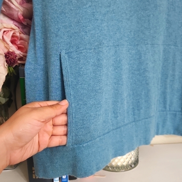 J.Jill Cashmere Cotton Tunic Sweater Lagenlook Coastal Casual Comfy - Picture 5 of 8